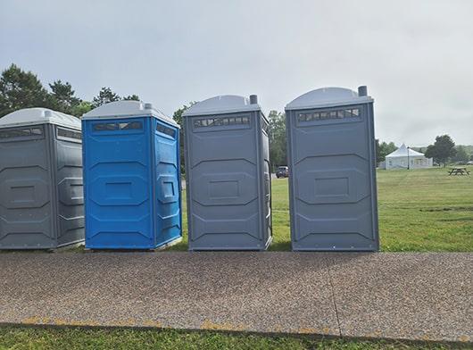 our team frequently cleans and maintains the special event restrooms throughout the duration of your event to ensure they're always in pristine condition